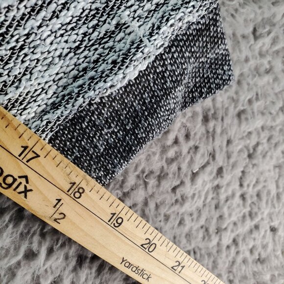 Torrid Jacket Womens 0X Blue Denim Jacket With Knit Sleeves - Picture 7 of 9